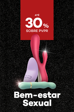 Bem-estar Sexual com destaque promocional de até 30% sobre preço de Venda ao Público Recomendado
